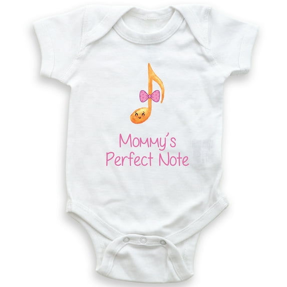 Mommy's Perfect Note - Baby Bodysuit - Baby Girl - Music Lover