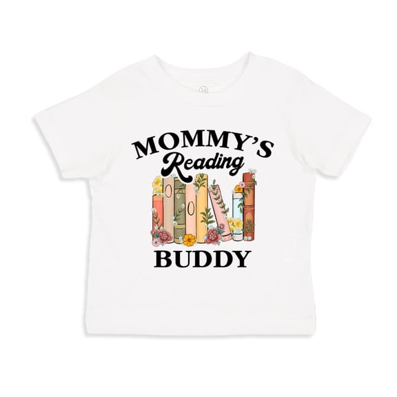 Mommy's Reading Buddy Toddler T-Shirt 2T White
