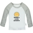 thumbnail image 1 of Mommy's Sunshine Funny T shirt For Baby, Newborn Babies T-shirts, Infant Tops, 0-24M Kids Graphic Tees Clothing (Long Gray Raglan T-shirt, 18-24 Months), 1 of 4