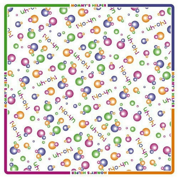 Mommys Helper No Mess Splat Mat, Printed