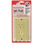 Mommys Helper Safe Plate Electrical Outlet Covers Decora, Almond 2-Pack