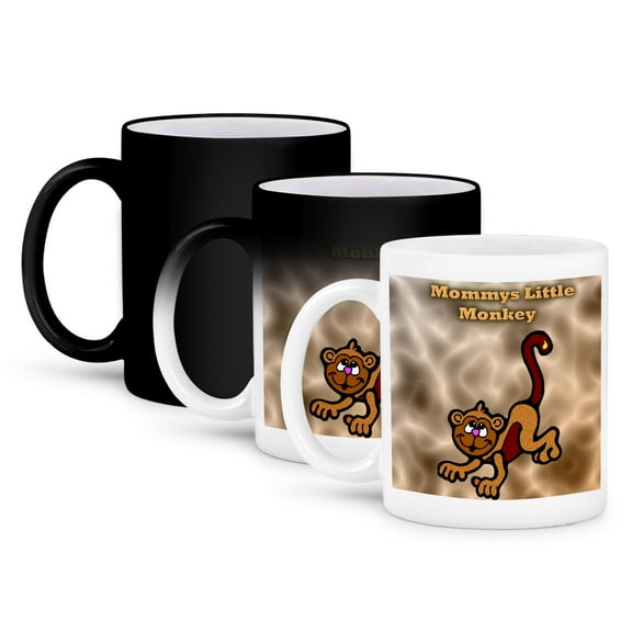 Mommys Little Monkey , 11oz Magic Transforming Mug