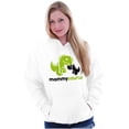 thumbnail image 1 of Mommysaurus Cute Dinosaur Mothers Day Women Plus Size Graphic Pullover Hoodie Brisco Brands 2X, 1 of 4