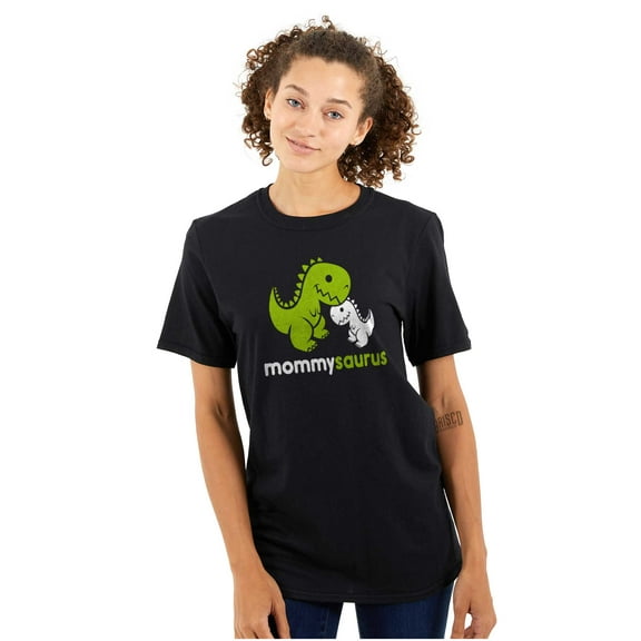 Mommysaurus Cute Dinosaur Mothers Day Women's Graphic T Shirt Tees Brisco Brands S
