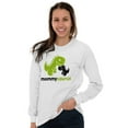 thumbnail image 1 of Mommysaurus Cute Dinosaur Mothers Day Women's Long Sleeve T Shirt Brisco Brands, 1 of 2
