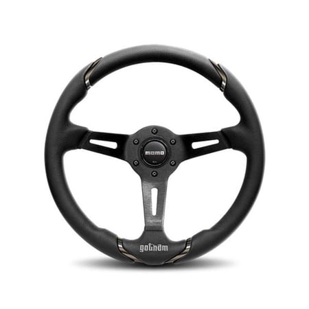 Momo Automotive Accessories GOT35BK0B Gotham Steering Wheel Leather