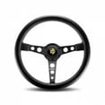 thumbnail image 1 of Momo Automotive Accessories PRO35BK2B Leather Prototipo Steering Wheel - Black, 1 of 1