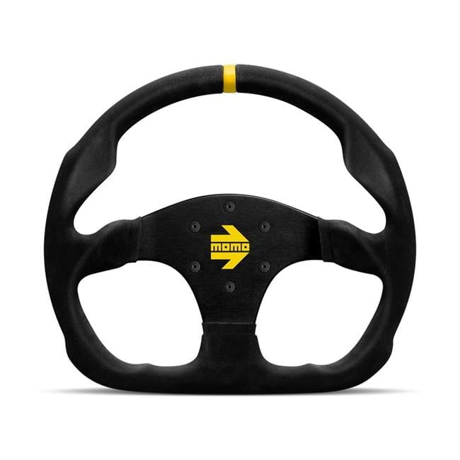 Momo Automotive Accessories R1960-32S MOD 30 Steering Wheel - Black Suede
