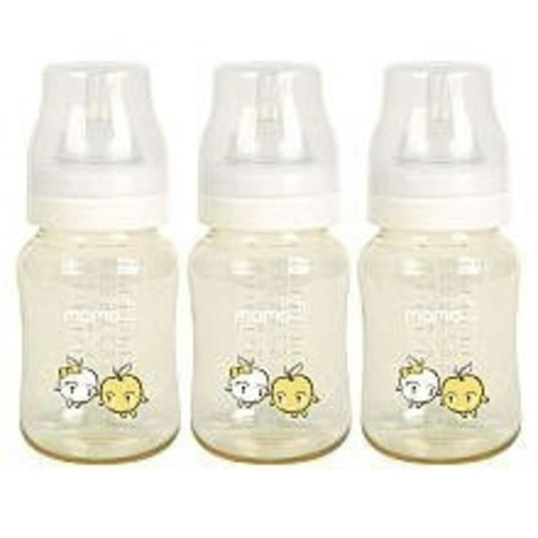 Momo Baby Wide Neck BPA-Free PES Bottles 9 oz - 3 Bottles