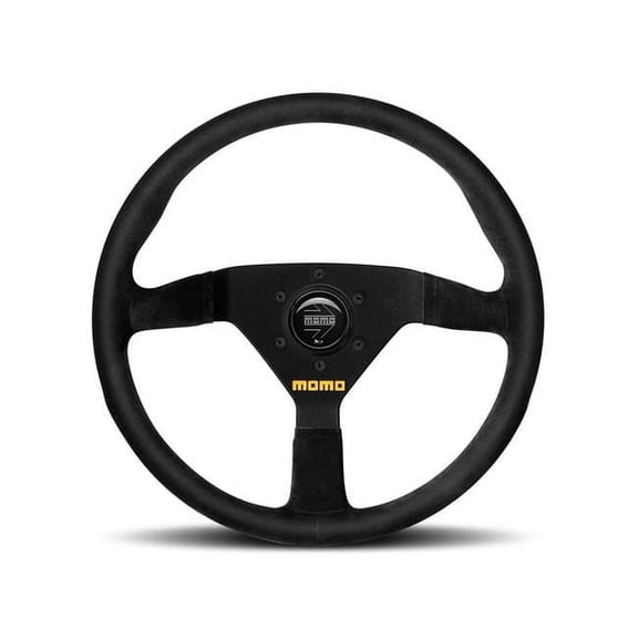 Momo MOD78 Steering Wheel 320 mm - Black Suede/Black Spokes