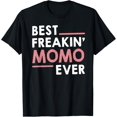 thumbnail image 1 of Momo Shirts for Women Grandma Cute Best Freakin' Momo Ever T-Shirt, 1 of 5