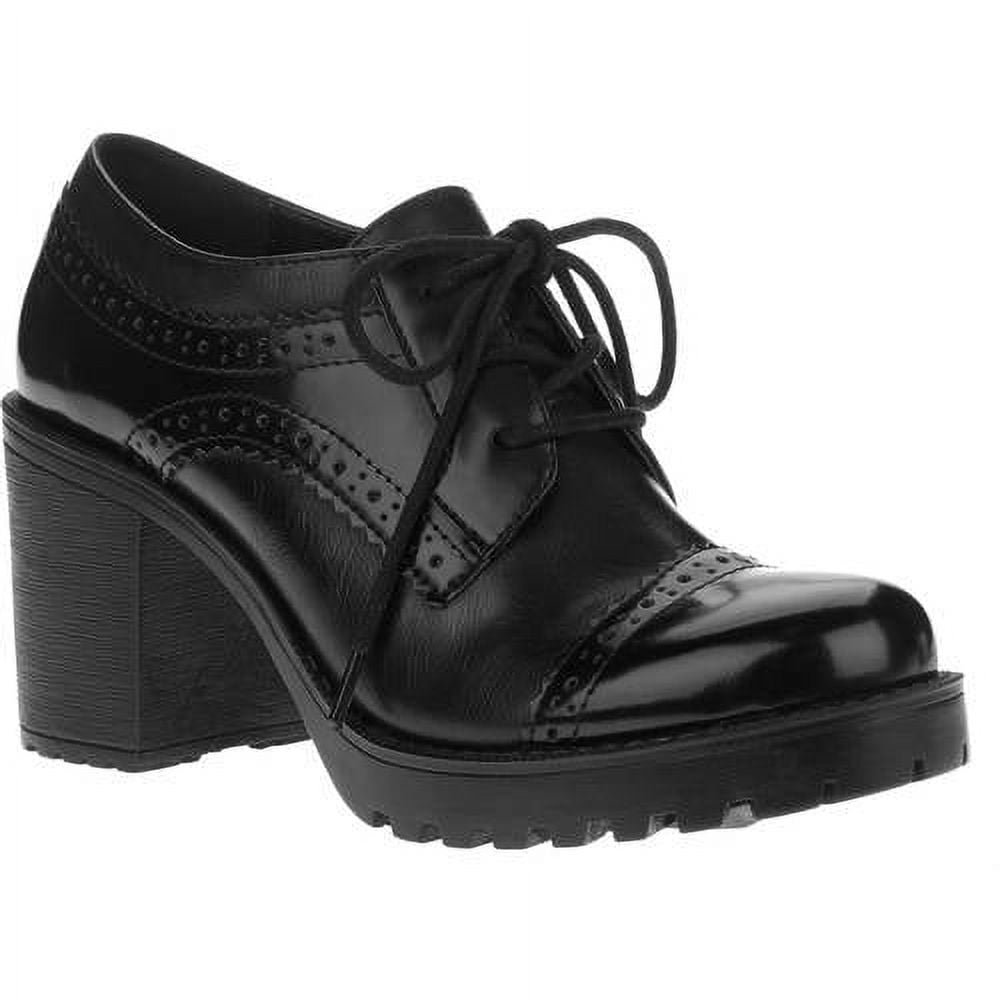 Buy Pavers Womens Black Heeled Brogues from Next USA