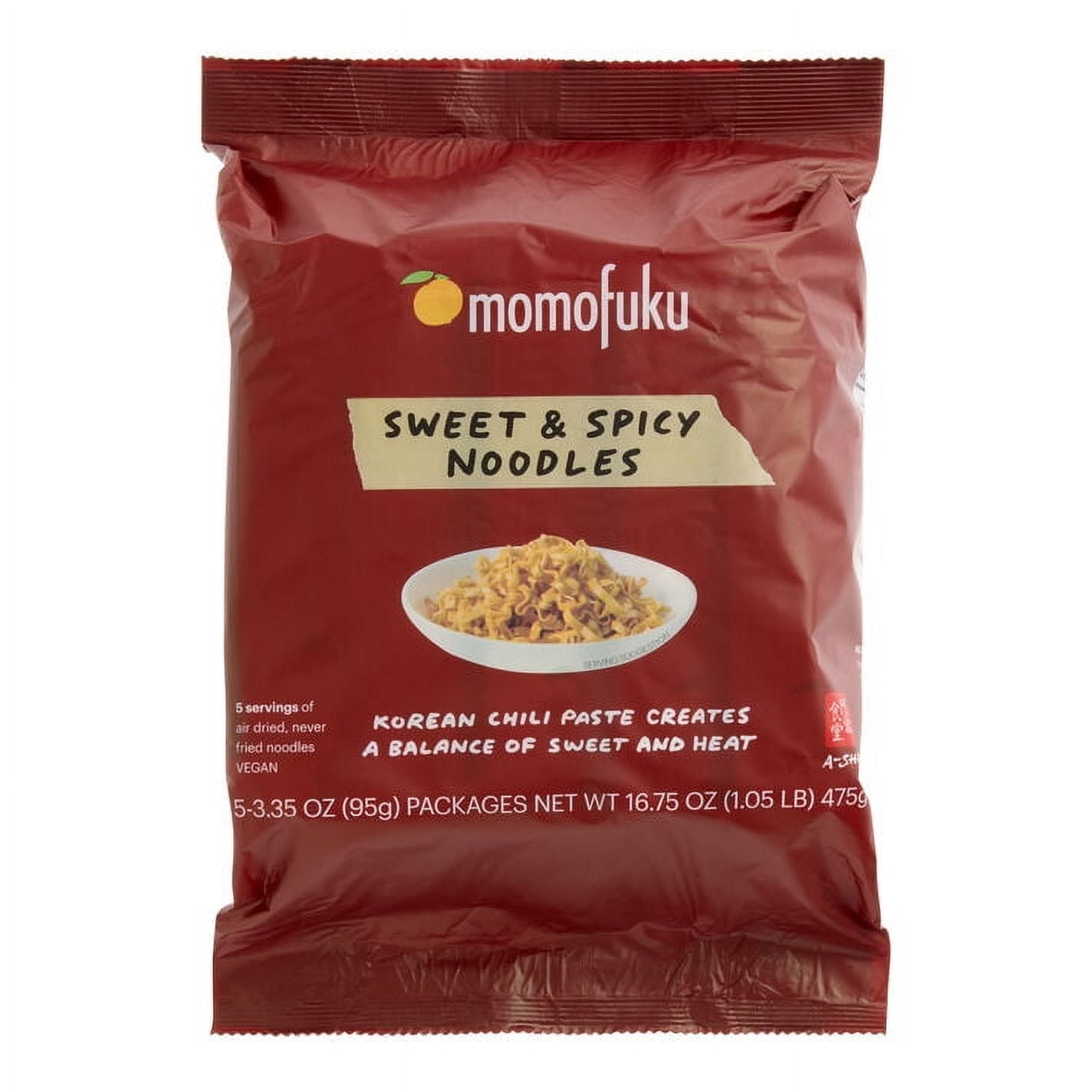 Momofuku Sweet and Spicy Chili Instant Noodles 16.75 oz. Pack of 4