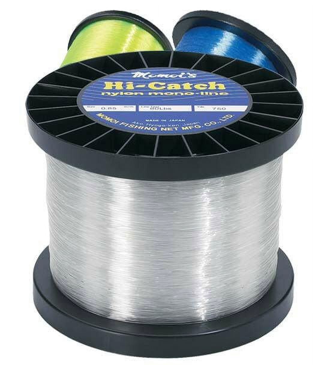 Momoi Hi-Catch Nylon Monofilament Line 1,4 Pound Spools Clear, 50#