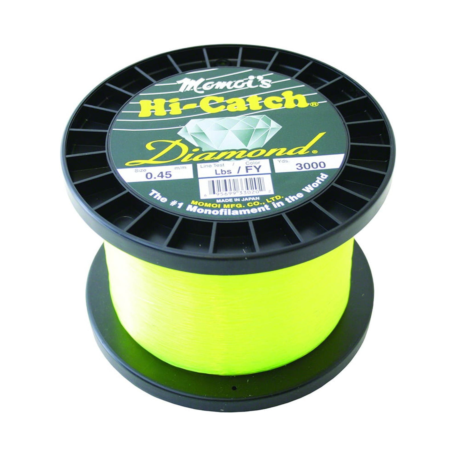 Momoi Hi-Catch Diamond Monofilament Line - 1000 yd. Spool - 100 lb. Test -  Hi-Vis Yellow
