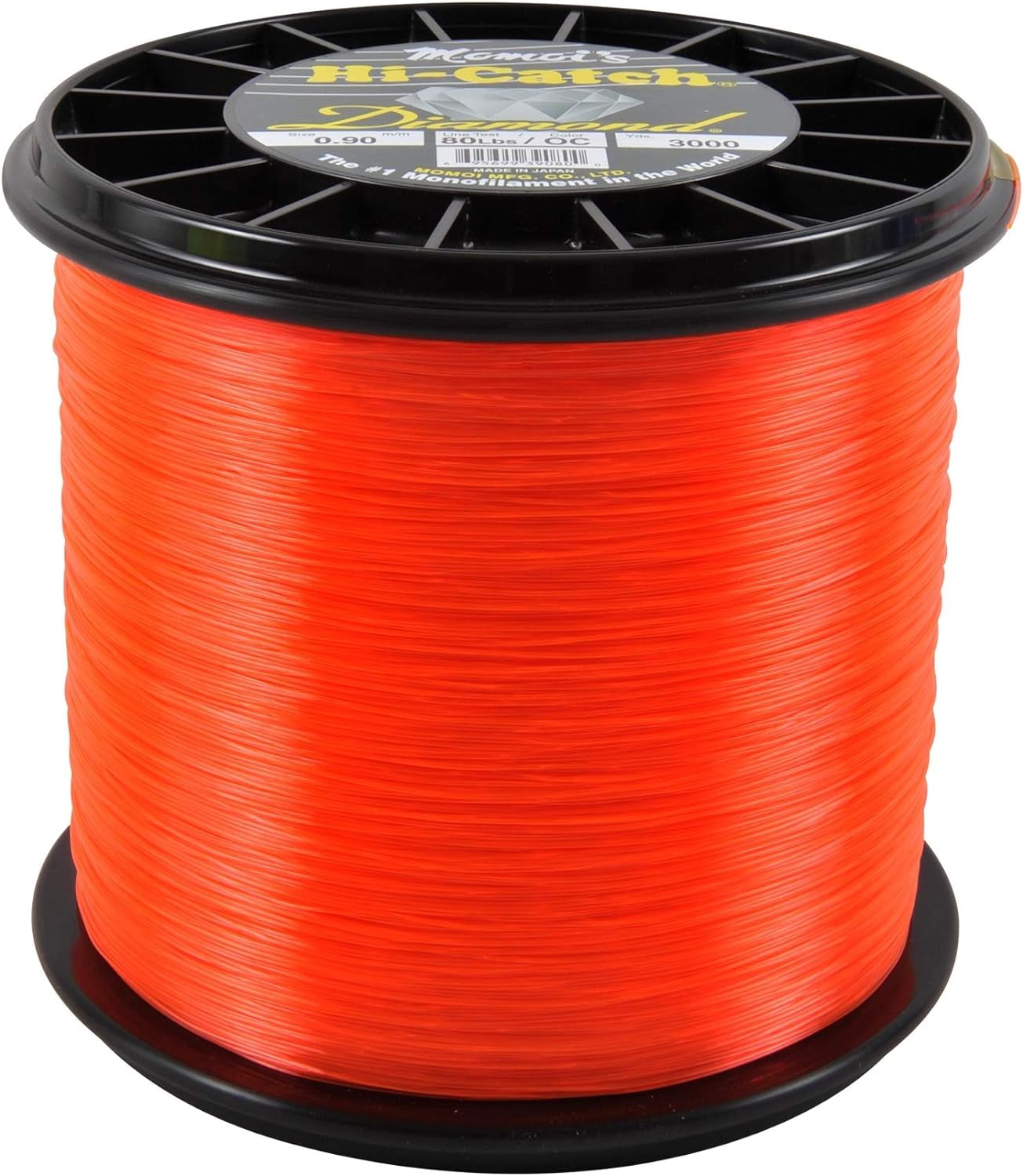 Diamond Fishing Products Diamond Monofilament Line Orange, 100#, 2750 yards