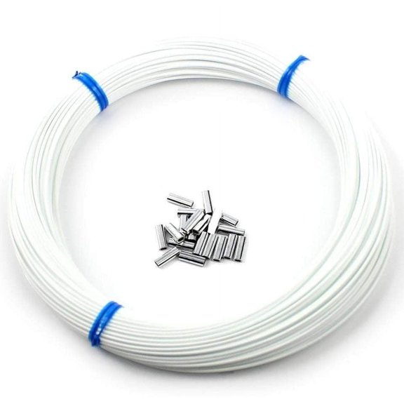 Diamond Fishing Products Diamond Outrigger Kit 400# 50yards or 100yards 100 Yards, White Leader