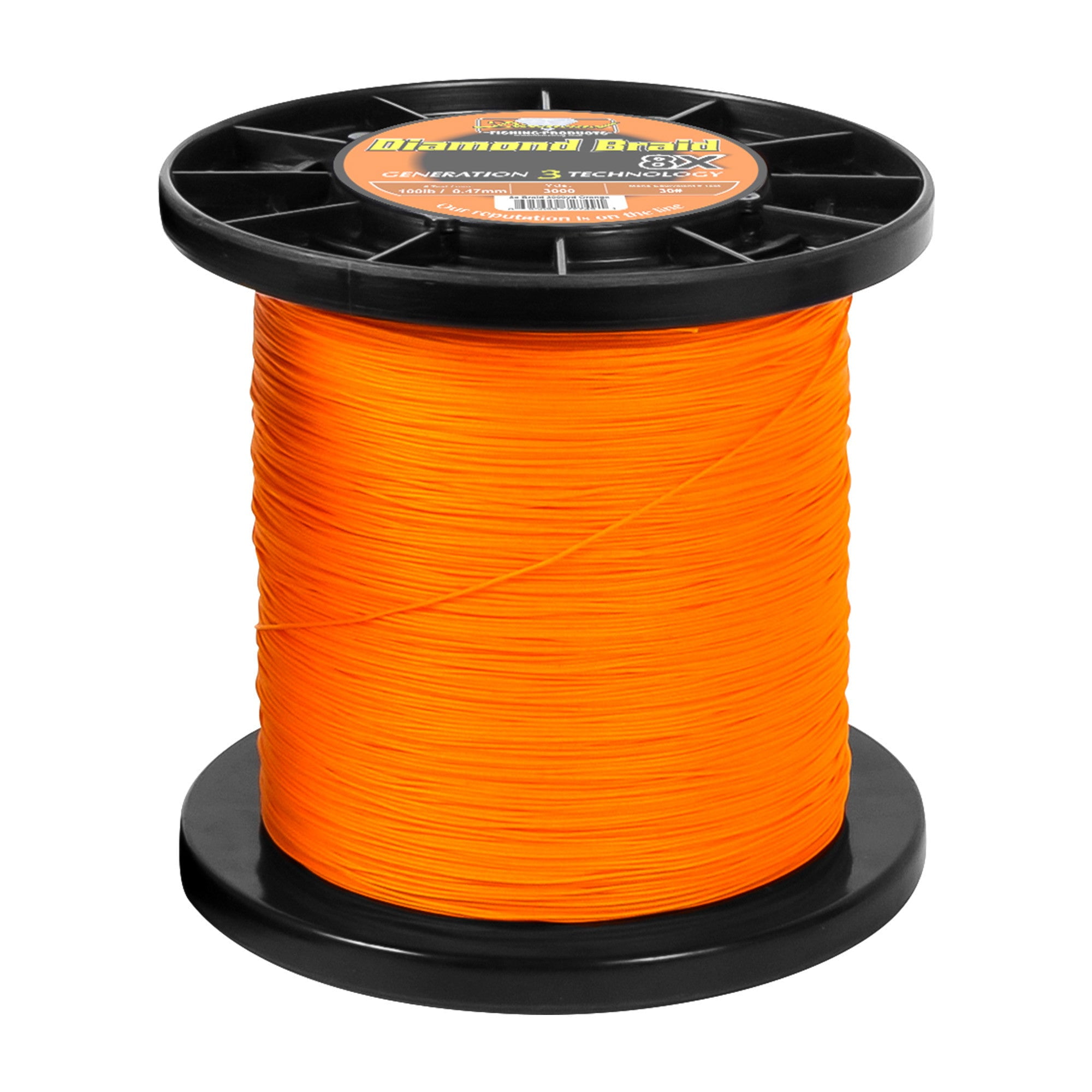Momoi Diamond Braid Generation III 8X Fishing Line - 3000 Yards Solid Core Braid