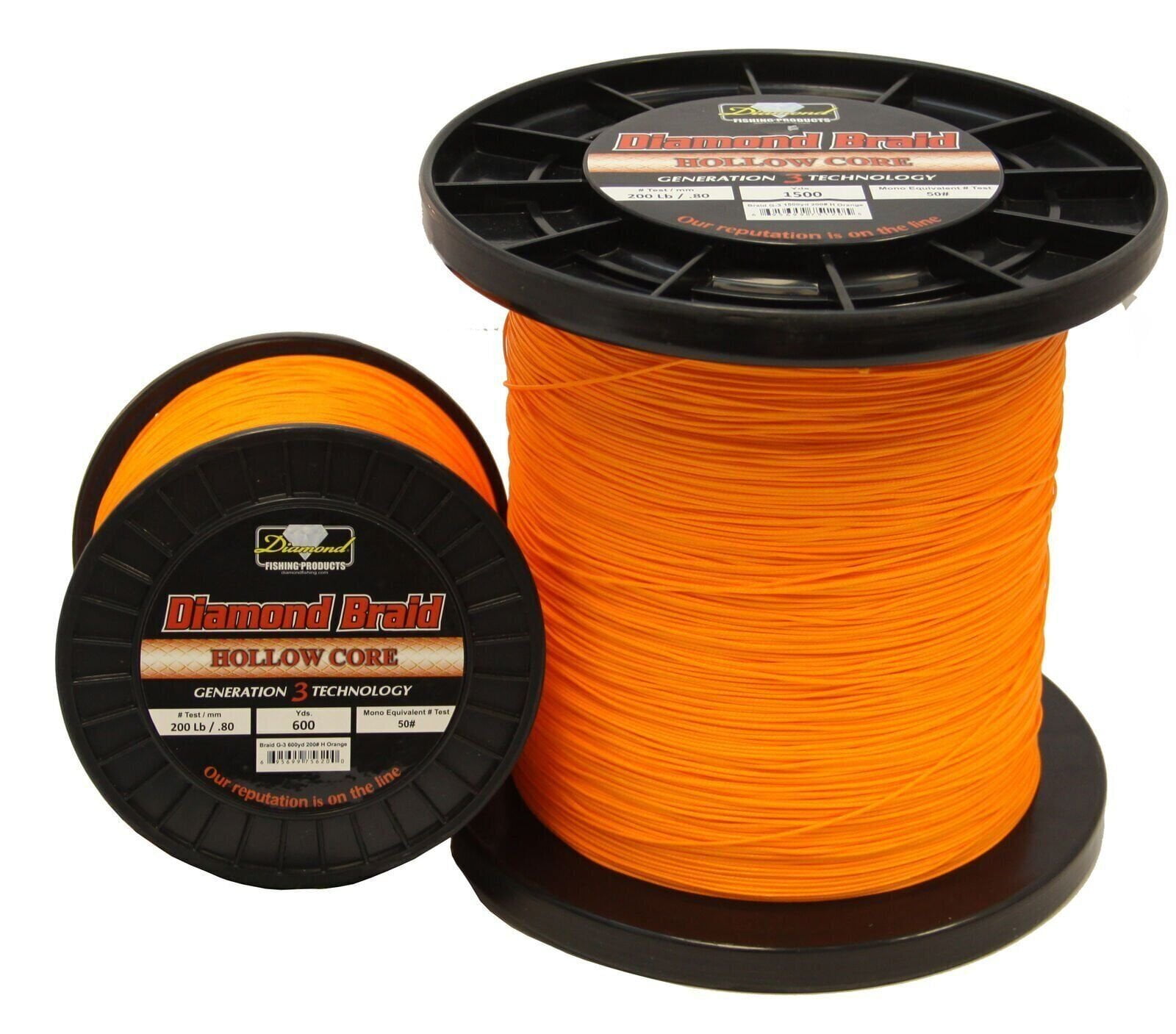 momoi braided fishing line Diamond Braid Generation III Hollow Core (Multiple Sizes, 3-Colo 0.0161 in Momoi Diamond Braid Generation III