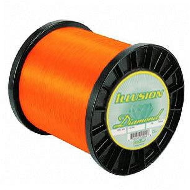 Diamond Fishing Products Diamond Illusion 1LB Spool Orange, 20# Monofilament