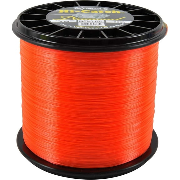 Diamond Fishing Products Diamond Monofilament Line Orange, 25#, 1000 yards