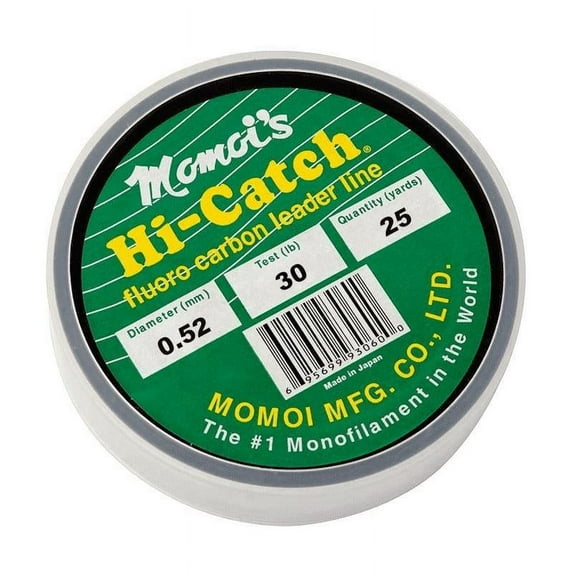 Momoi HI-CATCH Flourocarbon 25yards 20# Fluorocarbon Leader