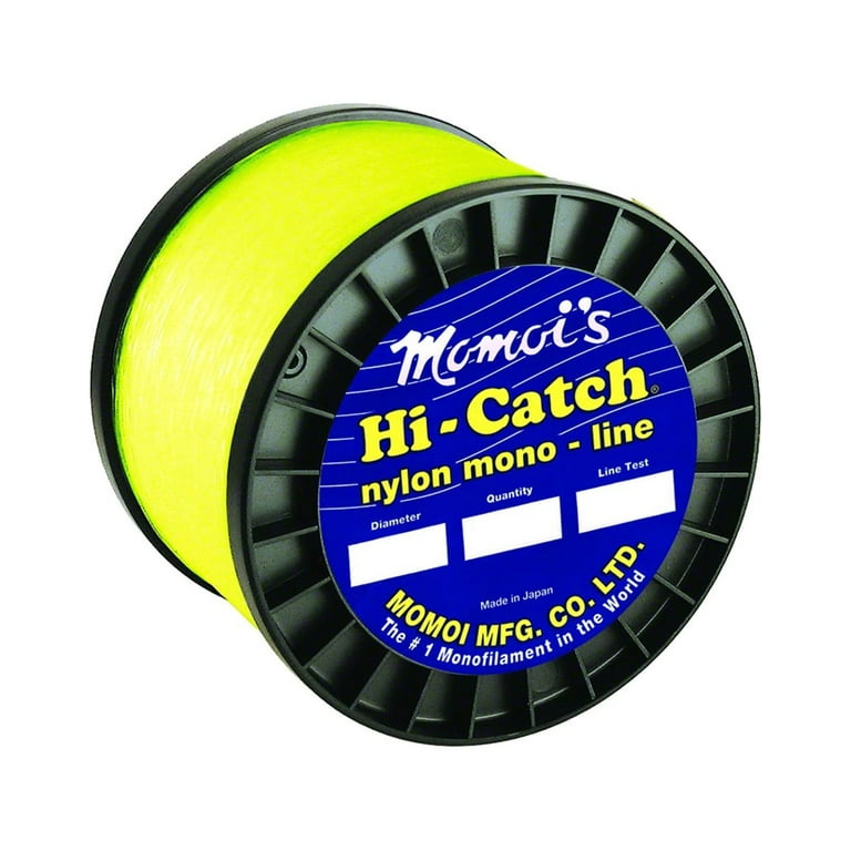 Momoi Hi-Catch 20Lb 3360Yds Fl Yellow 1Lb Mono, 20201