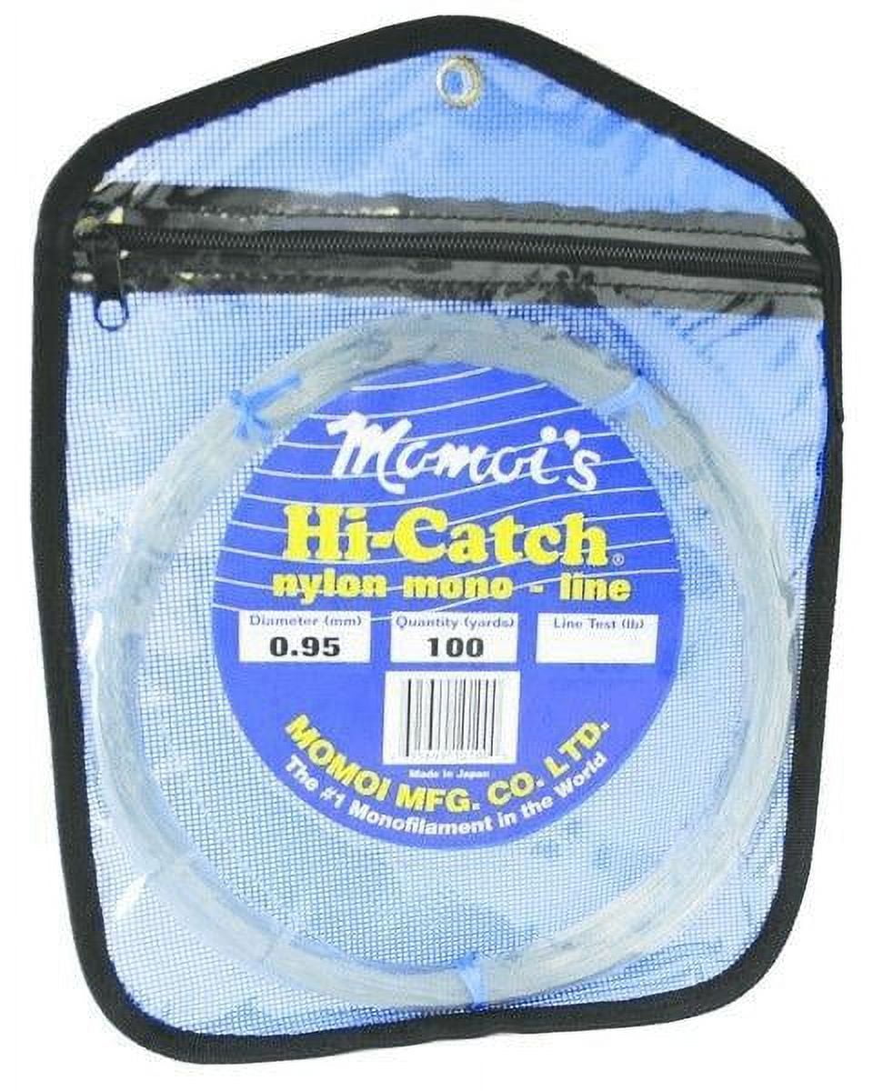 Momoi Hi-Catch Monofilament Leader 100yds Clear, 50# Line & Leader ...