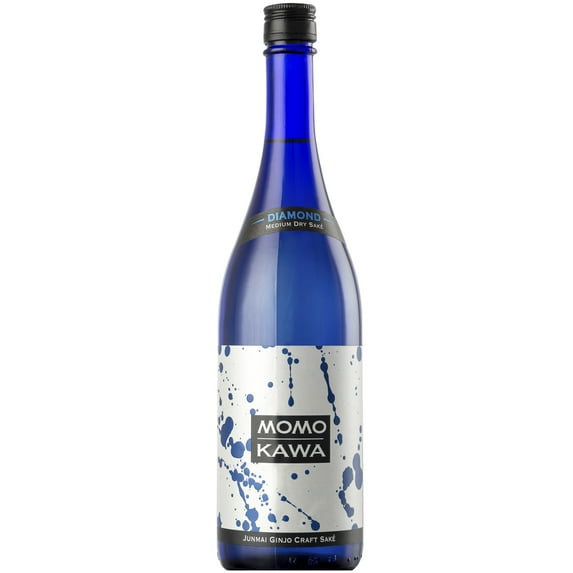Momokawa Diamond Junmai Ginjo Sake, 750 ml Bottle, ABV 14.80%