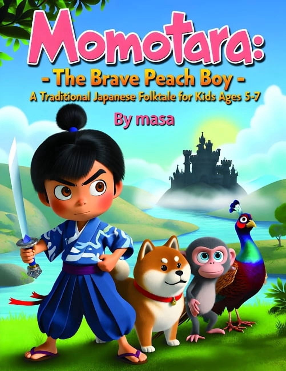 Momotaro: The Brave Peach Boy: A Traditional Japanese Folktale for Kids Ages 5-7 Story Idea:, (Paperback)