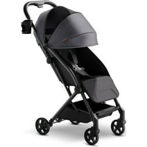 Mompush Lightweight Baby Stroller, Compact Stroller for Airplane Travel, Gray, 14.2LB, Unisex