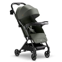 Mompush Lithe V2 Lightweight Stroller with Snack Tray, Newborn Nest Mode, Forest, 17.3LB, Unisex