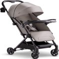 Mompush Lithe V2 Lightweight Stroller with Snack Tray, Newborn Nest