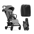 thumbnail image 1 of Mompush Nexis Carbon Ultra-Light Travel Stroller, Compact, Full Recline, from Birth to 50 lbs, Gray, 13.9LB, Unisex, 1 of 9