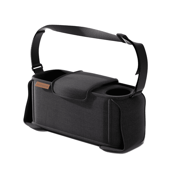 Mompush Stroller Organizer with Shoulder Strap, Large Storage Space and Cup Holder, Stroller Accessories Fits for Popular Strollers
