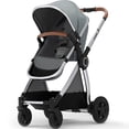 thumbnail image 1 of Mompush Ultimate2 Baby Stroller with Reversible Seat and Telescopic Handle, Silver, 25LB, Unisex, 1 of 7