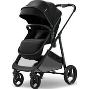 Mompush Wiz 2-in-1 Baby Stroller with Bassinet Mode, Reversible Seat and Large Canopy, Black, 22.3LB, Unisex