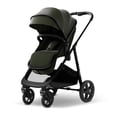 thumbnail image 1 of Mompush Wiz 2-in-1 Baby Stroller with Bassinet Mode, Reversible Seat and Large Canopy, Forest, 22.3LB, Unisex, 1 of 9