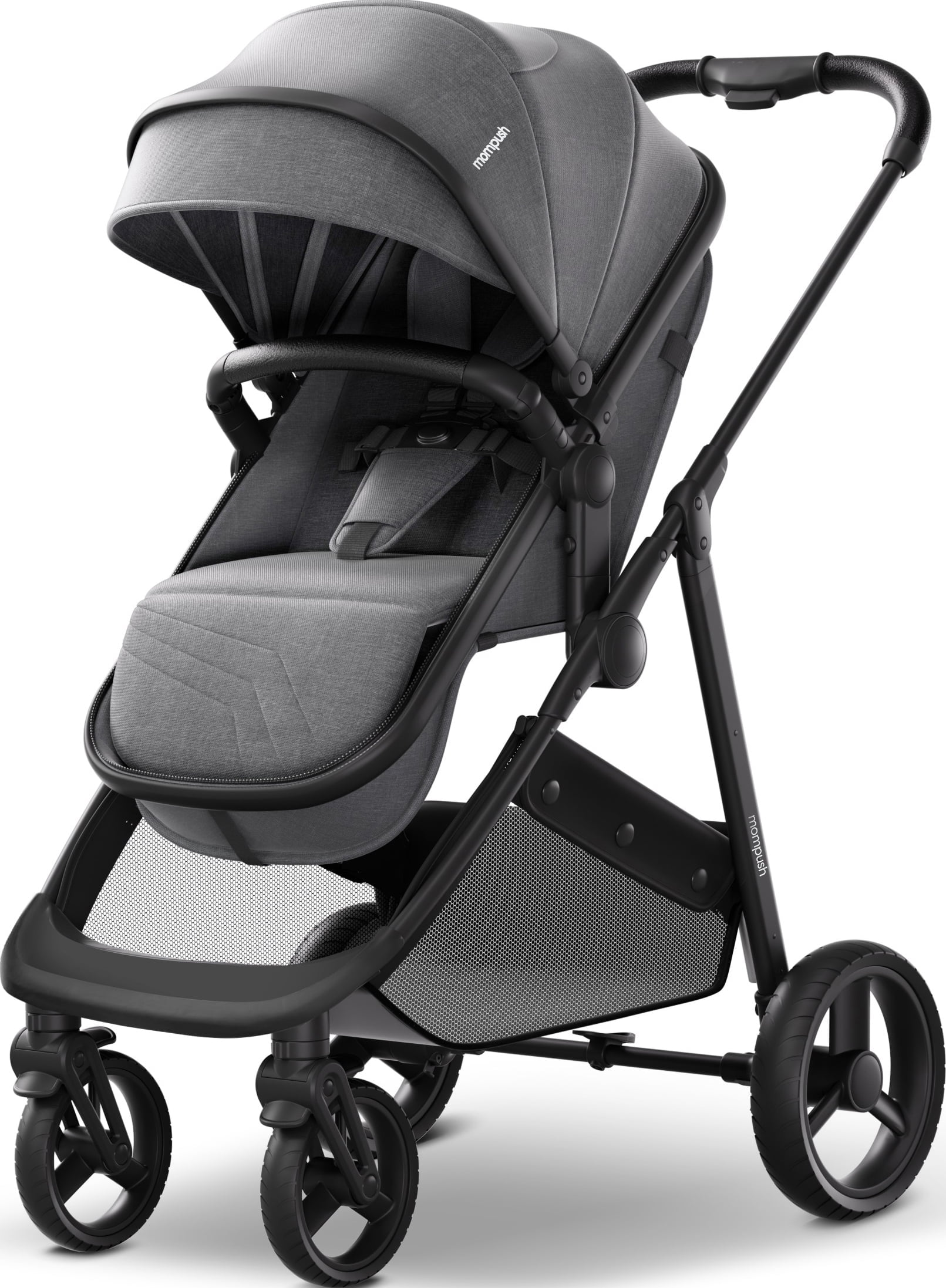 Mompush Wiz 2-in-1 Baby Stroller, Reversible Seat, Bassinet Mode