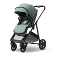 thumbnail image 1 of Mompush Wiz 2-in-1 Baby Stroller with Bassinet Mode, Reversible Seat and Large Canopy, Sage, 22.3LB, Unisex, 1 of 10