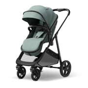 Mompush Wiz 2-in-1 Baby Stroller with Bassinet Mode, Reversible Seat and Large Canopy, Sage, 22.3LB, Unisex