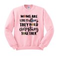 thumbnail image 1 of Moms Are Like Buttons Sweatshirt Unisex 2X-Large Pink, 1 of 5