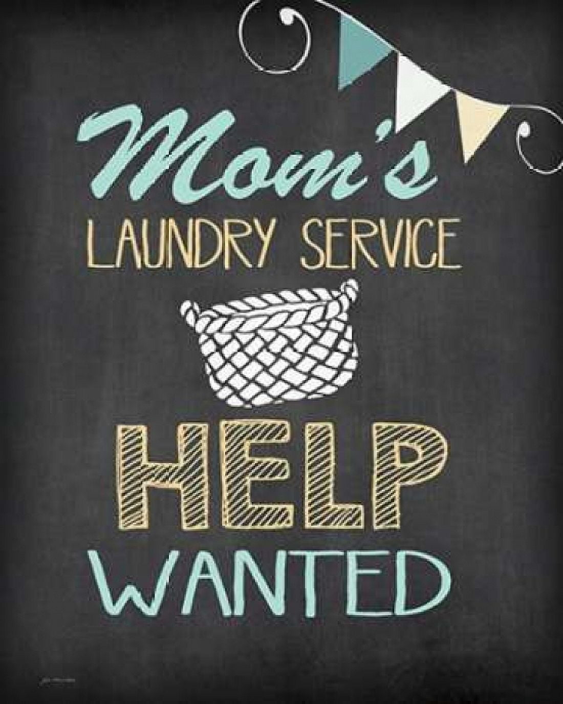 Moms Laundry Canvas Art - Jo Moulton (24 x 30)