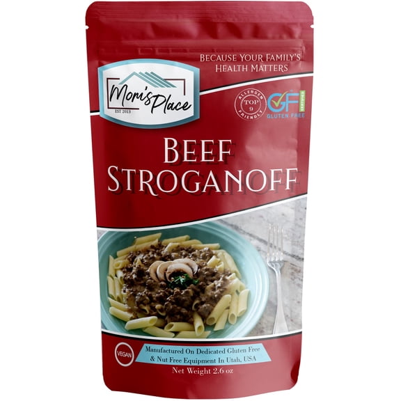 Moms Place Glut - Seasoning Mix Beef Stroganoff - 2.6 Oz, Case of 12