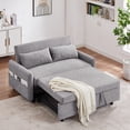 Momspeace 55.1" Sofa Bed with Pull Out Sofa Bed Sleeper Sofa Couch