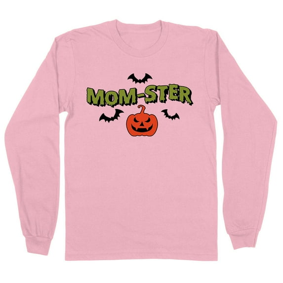 Momster Long Sleeve Shirt Unisex Medium Pink