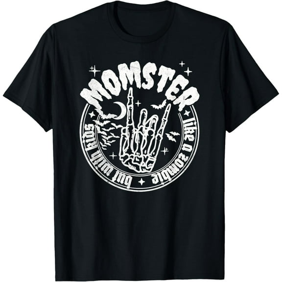 Momster Mommy Mother Monster Halloween Matching Costume Gift T-Shirt