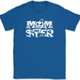 thumbnail image 1 of Momster T-Shirt Funny Halloween Monster Mom Mother Ghost Tricker Treat Tee - Royal Blue, 5XL, 1 of 1