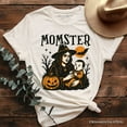 thumbnail image 1 of Momster T-Shirt for Spooky Season, Witchy Halloween Tee for Moms, 1 of 6