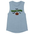 thumbnail image 1 of Momster Women's Muscle Tank X-Small Stonewash Denim, 1 of 5